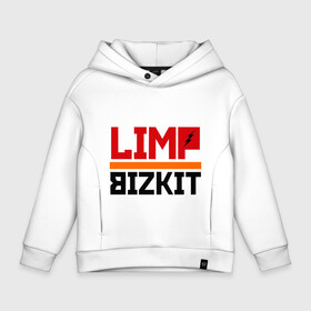 Детское худи Oversize хлопок с принтом Limp Bizkit (2) в городе Новоалтайск, френч-терри — 70% хлопок, 30% полиэстер. Мягкий теплый начес внутри —100% хлопок | боковые карманы, эластичные манжеты и нижняя кромка, капюшон на магнитной кнопке | Тематика изображения на принте: rock | лимп бизкит | рок группа | рок музыка