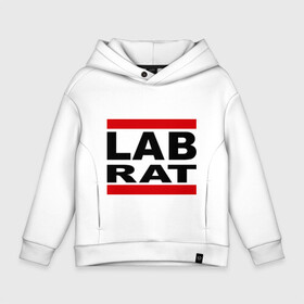 Детское худи Oversize хлопок с принтом Lab Rat в городе Новоалтайск, френч-терри — 70% хлопок, 30% полиэстер. Мягкий теплый начес внутри —100% хлопок | боковые карманы, эластичные манжеты и нижняя кромка, капюшон на магнитной кнопке | banksy | бенкси | бэнкси | графити | граффити | стрит арт | стритарт