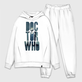 Мужской костюм хлопок OVERSIZE с принтом Doctor Who в городе Новоалтайск,  |  | doctor who | доктор | доктор кто