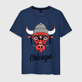 Мужская футболка хлопок с принтом Chicago swag в городе Новоалтайск, 100% хлопок | прямой крой, круглый вырез горловины, длина до линии бедер, слегка спущенное плечо. | chicago bulls | swag | swag style | буйвол | бык | одежда сваг | сваг | сваг стиль | свег | свог | свэг | чикаго | чикаго булз