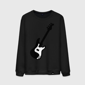 Мужской свитшот хлопок с принтом Гитара в городе Новоалтайск, 100% хлопок |  | gitar | music | бас | музыка | музыкальные инструменты | электрогитара