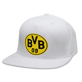 Кепка снепбек с прямым козырьком с принтом Borussia Dortmund в городе Новоалтайск, хлопок 100% |  | боруссия | дортмунд