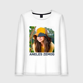 Женский лонгслив хлопок с принтом Aneles Zemog в городе Новоалтайск, 100% хлопок |  | selena gomez | актирса | голливуд | звезды | знаменитости | певица | селена гомез