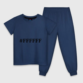 Детская пижама хлопок с принтом #FFFFFF (Белый цвет) в городе Новоалтайск, 100% хлопок |  брюки и футболка прямого кроя, без карманов, на брюках мягкая резинка на поясе и по низу штанин
 | admin | administration | админам | администратор | код белого цвета | кодировка | сисадмин