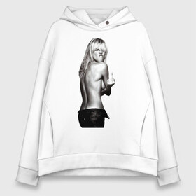Женское худи Oversize хлопок с принтом Heidi Klum says Fuck Off! в городе Новоалтайск, френч-терри — 70% хлопок, 30% полиэстер. Мягкий теплый начес внутри —100% хлопок | боковые карманы, эластичные манжеты и нижняя кромка, капюшон на магнитной кнопке | heidi | heidi klum | heidi klum says | klum | девушка | обнажённая девушка | подарок мужчине | пошел ты | хайди клум