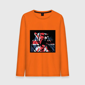 Мужской лонгслив хлопок с принтом Британский тигр в городе Новоалтайск, 100% хлопок |  | 