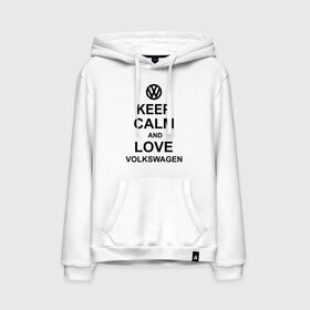 Мужская толстовка хлопок с принтом keep calm and love volkswagen. в городе Новоалтайск, френч-терри, мягкий теплый начес внутри (100% хлопок) | карман-кенгуру, эластичные манжеты и нижняя кромка, капюшон с подкладом и шнурком | автолюбителю | автомобиль | вольксваген | машина | прикольная надпись | тачка