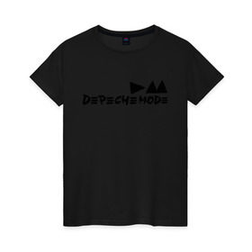 Женская футболка хлопок с принтом Depeche mode (9) в городе Новоалтайск, 100% хлопок | прямой крой, круглый вырез горловины, длина до линии бедер, слегка спущенное плечо | depeche | depeche mode | mode | депеш мод | дипиш мод | музыка | рок группа