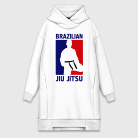 Платье-худи хлопок с принтом Джиу джитсу  (Jiu jitsu) в городе Новоалтайск,  |  | brazilian | бой | джиу джитсу | карате | черный пояс