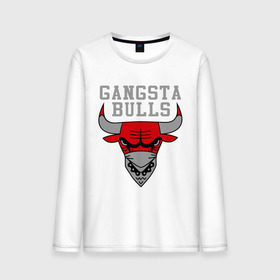Мужской лонгслив хлопок с принтом Gangsta bulls в городе Новоалтайск, 100% хлопок |  | bshirts | bulls | cihago bulls | gangsta bulls | swag | sweg | бык | красный бык | сваг | свег | чикаго булс