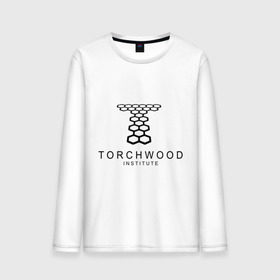 Мужской лонгслив хлопок с принтом Torchwood Institute в городе Новоалтайск, 100% хлопок |  | Тематика изображения на принте: doctor | doctor who | torchwood | доктор | доктор кто | торчвуд