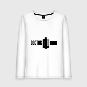 Женский лонгслив хлопок с принтом Doctor Who в городе Новоалтайск, 100% хлопок |  | doctor who | доктор кто