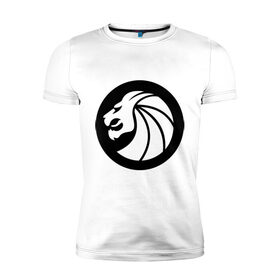 Мужская футболка премиум с принтом Seven Lions в городе Новоалтайск, 92% хлопок, 8% лайкра | приталенный силуэт, круглый вырез ворота, длина до линии бедра, короткий рукав | dubstep | даб степ | дабстеп | лев | музыка