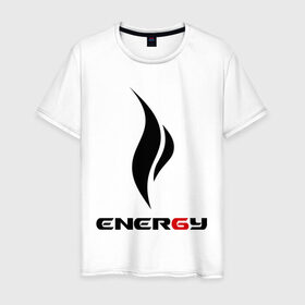 Мужская футболка хлопок с принтом Black energy в городе Новоалтайск, 100% хлопок | прямой крой, круглый вырез горловины, длина до линии бедер, слегка спущенное плечо. | club | dance | dj | energy | диджей | клуб | клубняк | танцы | энергия