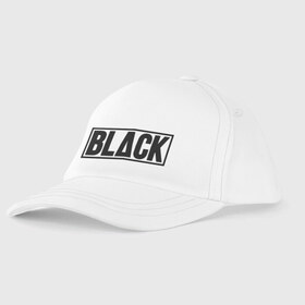 Детская бейсболка с принтом Black в городе Новоалтайск, 100% хлопок | классический козырек, металлическая застежка-регулятор размера | black | swag | надпись блэк | одежда сваг | сваг | сваг стиль | свег | свог | свэг | черный