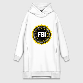 Платье-худи хлопок с принтом FBI в городе Новоалтайск,  |  | fbi | federal bureau of investigation | newtop | америка | спецслужбы | сша | фбр | федеральное бюро расследований