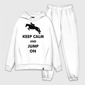 Мужской костюм хлопок OVERSIZE с принтом Keep Calm   конный спорт   лошади в городе Новоалтайск,  |  | Тематика изображения на принте: keep calm | конный | лошади