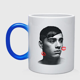 Кружка хамелеон с принтом Zayn Malik в городе Новоалтайск, керамика | меняет цвет при нагревании, емкость 330 мл | 1d | keep calm | kiss | music | one direction | zayn malik | зейн малик | поцелуй