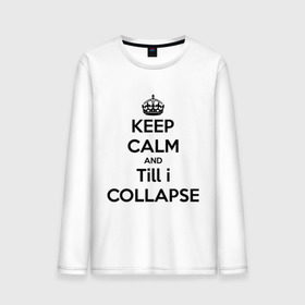 Мужской лонгслив хлопок с принтом Till i collapse в городе Новоалтайск, 100% хлопок |  | хип хоп