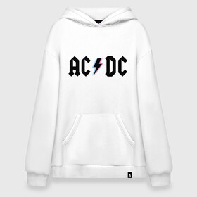 Худи SuperOversize хлопок с принтом ACDC в городе Новоалтайск, 70% хлопок, 30% полиэстер, мягкий начес внутри | карман-кенгуру, эластичная резинка на манжетах и по нижней кромке, двухслойный капюшон
 | acdc | rock | блюз рок | рок | рок группа | рок н ролл | хард рок | эйсидиси