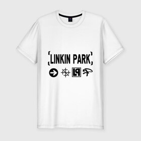 Мужская футболка премиум с принтом Linkin Park в городе Новоалтайск, 92% хлопок, 8% лайкра | приталенный силуэт, круглый вырез ворота, длина до линии бедра, короткий рукав | linkin park | rock | альтернативный метал | альтернативный рок | линкин парк | ню метал | рок | рэпкор | электроник рок