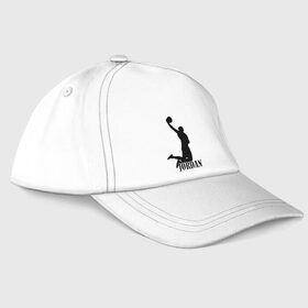 Бейсболка с принтом Michael Jordan. в городе Новоалтайск, 100% хлопок | классический козырек, металлическая застежка-регулятор размера | basketball | баскетбол | джордан | майкл джордан | спорт