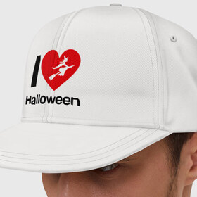 Кепка снепбек с прямым козырьком с принтом I love halloween (Я люблю хэллоуин) в городе Новоалтайск, хлопок 100% |  | 31 октября | hallowin | haloveen | haloven | halovin | halowen | hellowee | heloven | helovin | день всех святых | день святых | привидение | призрак | смайл | халлоуин | халоуин | халувин | хелловин | хеллоуин | хеллуин | хеловин