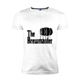 Мужская футболка премиум с принтом The brewmaster (пивовар) в городе Новоалтайск, 92% хлопок, 8% лайкра | приталенный силуэт, круглый вырез ворота, длина до линии бедра, короткий рукав | Тематика изображения на принте: крестный отец | парордия | прикол