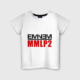 Детская футболка хлопок с принтом Eminem MMLP2 в городе Новоалтайск, 100% хлопок | круглый вырез горловины, полуприлегающий силуэт, длина до линии бедер | eminem   survival | eminem mmlp2 | gangsta | gansta | hip | hip hop | hop | rap | survival выживание | еп | рэп | рэпчина | хип | хип хоп | хоп | эминем