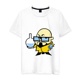 Мужская футболка хлопок с принтом breaking bad карикатура в городе Новоалтайск, 100% хлопок | прямой крой, круглый вырез горловины, длина до линии бедер, слегка спущенное плечо. | breaking bad | breaking bad карикатура | tv | сериалы