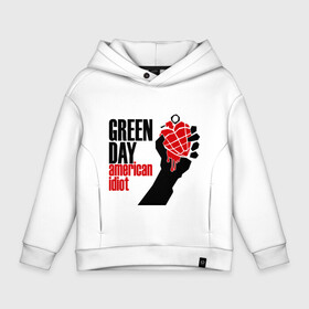 Детское худи Oversize хлопок с принтом Green day. American idiot (1) в городе Новоалтайск, френч-терри — 70% хлопок, 30% полиэстер. Мягкий теплый начес внутри —100% хлопок | боковые карманы, эластичные манжеты и нижняя кромка, капюшон на магнитной кнопке | green day | green day граната | green day. american idiot | heavy metal | metal | rock | trash metal | альтернатива | граната | грин дэй | квартет | метал | рок | рок группа | рок группы | трэш метал | хеви метал