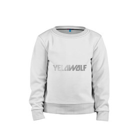 Детский свитшот хлопок с принтом Yelawolf metalic в городе Новоалтайск, 100% хлопок | круглый вырез горловины, эластичные манжеты, пояс и воротник | Тематика изображения на принте: bad | berzerk | eminem | gangsta | gansta | hip | hip hop | hop | rap | shady | shady records | yelawolf | еп | рэп | рэпчина | хип | хип хоп | хоп | эминем