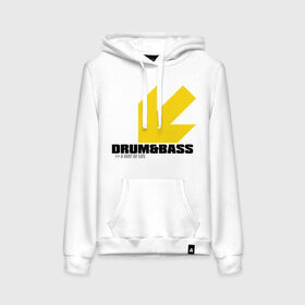 Женская толстовка хлопок с принтом Drum & Bass: A way of life в городе Новоалтайск, френч-терри, мягкий теплый начес внутри (100% хлопок) | карман-кенгуру, эластичные манжеты и нижняя кромка, капюшон с подкладом и шнурком | музыка | электронная