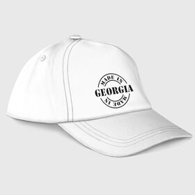 Бейсболка с принтом Made in Georgia (сделано в Грузии) в городе Новоалтайск, 100% хлопок | классический козырек, металлическая застежка-регулятор размера | made in georgia | грузия | сделано в грузии | туристические
