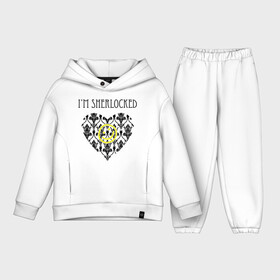 Детский костюм хлопок Oversize с принтом Шерлок Сердце Im Sherlocked в городе Новоалтайск,  |  | smile | кино | мультфильмы и тв | сердце | шерлок | шерлок сердце smile | шерлок холмс
