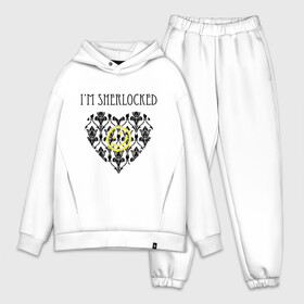 Мужской костюм хлопок OVERSIZE с принтом Шерлок Сердце Im Sherlocked в городе Новоалтайск,  |  | smile | кино | мультфильмы и тв | сердце | шерлок | шерлок сердце smile | шерлок холмс