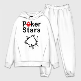 Мужской костюм хлопок OVERSIZE с принтом Poker Stars в городе Новоалтайск,  |  | pokerstars
