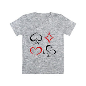 Детская футболка хлопок с принтом Что козырь в городе Новоалтайск, 100% хлопок | круглый вырез горловины, полуприлегающий силуэт, длина до линии бедер | pokerstars