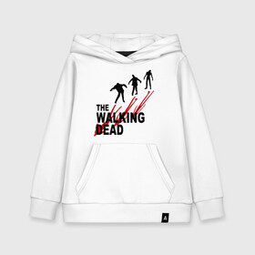 Детская толстовка хлопок с принтом the walking dead (ходячие мертвецы) в городе Новоалтайск, 100% хлопок | Круглый горловой вырез, эластичные манжеты, пояс, капюшен | the walking dead | сериалы | ходячие мертвецы