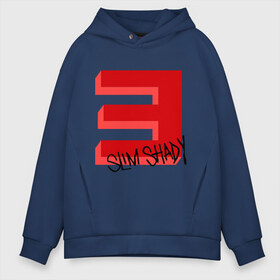Мужское худи Oversize хлопок с принтом Slim Shady в городе Новоалтайск, френч-терри — 70% хлопок, 30% полиэстер. Мягкий теплый начес внутри —100% хлопок | боковые карманы, эластичные манжеты и нижняя кромка, капюшон на магнитной кнопке | eminem | gangsta | gansta | hip | hip hop | hop | rap | slim shadyреп | рэп | рэпчина | хип | хип хоп | хоп | эминем