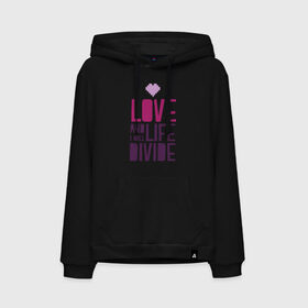 Мужская толстовка хлопок с принтом Love and live в городе Новоалтайск, френч-терри, мягкий теплый начес внутри (100% хлопок) | карман-кенгуру, эластичные манжеты и нижняя кромка, капюшон с подкладом и шнурком | 14 febrary | 14 февраля | love | rihanna | saint valentines day | влюбленные | влюбленным | день святого валентина | любовь | пара | подарок влюбленным
