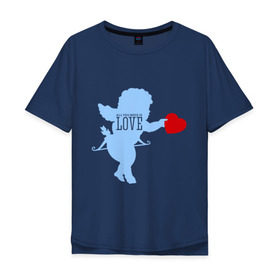 Мужская футболка хлопок Oversize с принтом All you need is love в городе Новоалтайск, 100% хлопок | свободный крой, круглый ворот, “спинка” длиннее передней части | Тематика изображения на принте: 