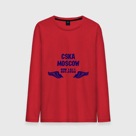 Мужской лонгслив хлопок с принтом CSKA Moscow в городе Новоалтайск, 100% хлопок |  | цска