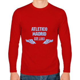 Мужской лонгслив хлопок с принтом Atletico Madrid (Атлетико Мадрид) в городе Новоалтайск, 100% хлопок |  | atletico madrid | атлетико мадрид | спорт | футбол