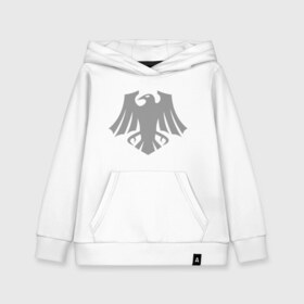 Детская толстовка хлопок с принтом Гвардия Ворона (Raven Guard) в городе Новоалтайск, 100% хлопок | Круглый горловой вырез, эластичные манжеты, пояс, капюшен | raven guard | warhammer online | гвардия ворона | игры