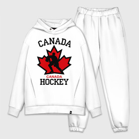 Мужской костюм хлопок OVERSIZE с принтом Канада хоккей (Canada Hockey) в городе Новоалтайск,  |  | canada hockey | канада хоккей | лед | спорт | хоккей | шайба