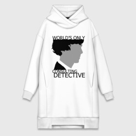 Платье-худи хлопок с принтом Sherlock Detective в городе Новоалтайск,  |  | sherlock detective | кино | мультфильмы и тв 
подкатегория: | сыщик | холмс | хомс