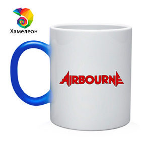 Кружка хамелеон с принтом airbourne в городе Новоалтайск, керамика | меняет цвет при нагревании, емкость 330 мл | airbourne | kubana | кубана | лого | логотип | метал | музыка | подарок | разное | рок