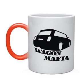 Кружка хамелеон с принтом WAGON MAFIA в городе Новоалтайск, керамика | меняет цвет при нагревании, емкость 330 мл | дрифт