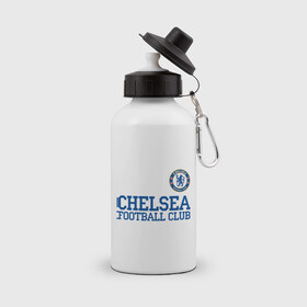 Бутылка спортивная с принтом Chelsea в городе Новоалтайск, металл | емкость — 500 мл, в комплекте две пластиковые крышки и карабин для крепления | Тематика изображения на принте: 1905 | chelsea | chelsea logo | fc | footbal club | лого | логотип | спорт | футбол | футбольный клуб | челси